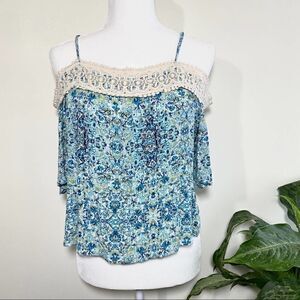 Xhilaration boho off the shoulder top size small